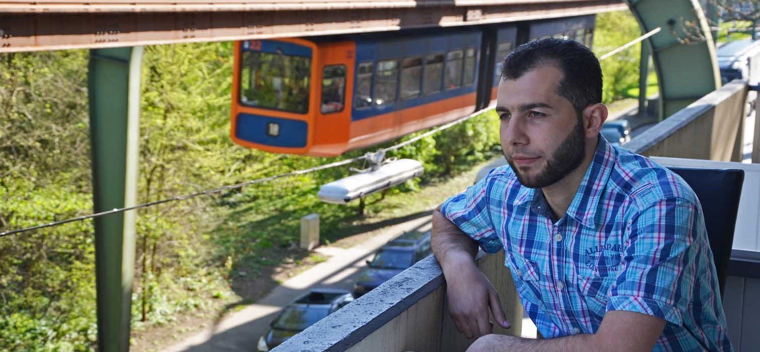 Saddam, wegen Todesangst aus Syrien geflohen. Wuppertal