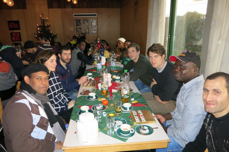 Weihnachtsessen mit 10 Nationen. Bad Honnef